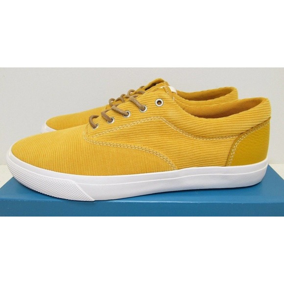 Mens Sperry Cloud CVO Padded Yellow Corduroy Sneaker 10 Tote Included  NWT EB-19 - Picture 3 of 6